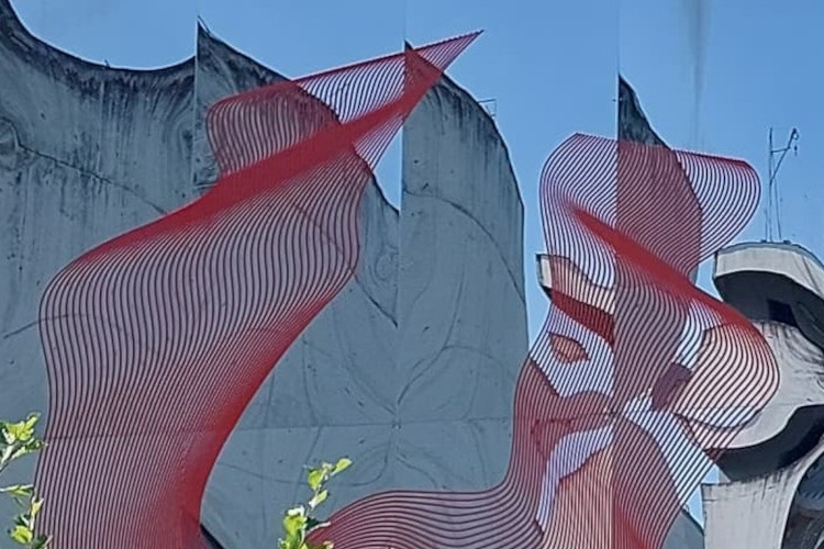 Maison internationale de la recherche - large building detail